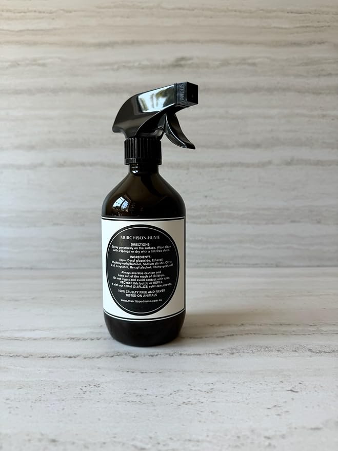 Murchison-Hume All-Purpose Cleaner - Vegan, Plant-Based, and Biodegradable Formula, Safe for Household Surfaces, 17 fl. Oz Refillable Spray Bottle - Pack of 2 (Original Fig)