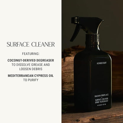 Homecourt All-Purpose Surface Cleaner Spray, Lifts Away Dirt, Smudges & Grease, For Bathroom, Kitchen & more, Clean Formula, Cipres Mint, 16 fl oz