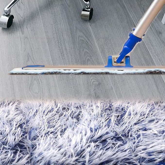6 Pack Microfiber Spray Mop Pads for Bona Mop, Reusable Microfiber Cleaning Pads for Hardwood Floor 18 Inch Fits E-Cloth Mop, for Turbo Mop, for Norwex Mop (3+3 Pack)