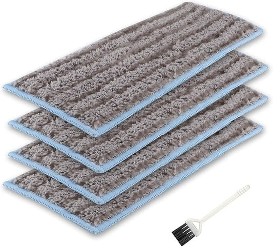 for i-Robot Braava Jet m6 Washable and Reusable Wet Mopping Pads Compatible with Braava Jet m Series, Roomba Mop Pads for iRobot Braava Jet M6 6110, 6012, 6112, 6113, Ultimate Robot Mop, 4 Pack