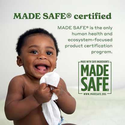 Caboo Baby Wipes, Made with Bamboo Viscose, Certified Made Safe Ingredients, Unscented Baby Wipes Good for Sensitive Skin, 72 Wipes Per Travel Pack, Total of 432 Wet Wipes