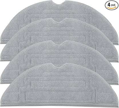 Vacuum Mop Cloth Replacement Pads for Ro-borock S8 Pro Ultra Reusable Hard Floor Cloth Expert Wet Replacement Microfiber Soft Pad-4PCS
