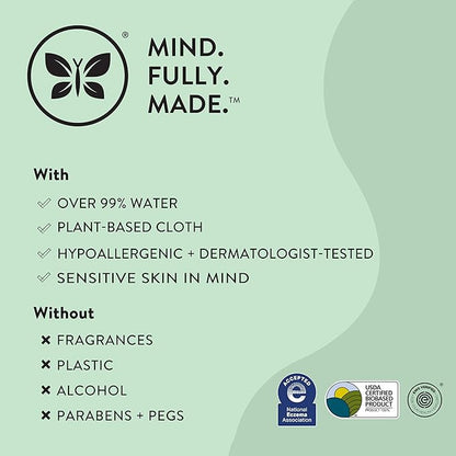 The Honest Company Clean Conscious Unscented Wipes | Over 99% Water, Plant-Based, Baby Wipes | Hypoallergenic for Sensitive Skin, EWG Verified | Classic, 648 Count