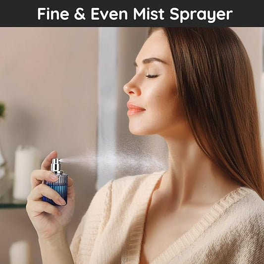 Segbeauty 1Oz Travel Cologne Sprayer,Perfume Spray Bottle Refillable,4 Pcs 30ml Empty Perfume Bottle for Women,Large Cosmetic Perfume Atomizer Refillable Perfume Bottle Atomizer Sprayer for Perfume