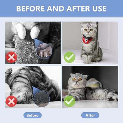 Cat Deterrent Spray,Cat Scratch Furniture Protector, Natural&Effective for Pet Behavior Training, Indoor and Outdoor Use