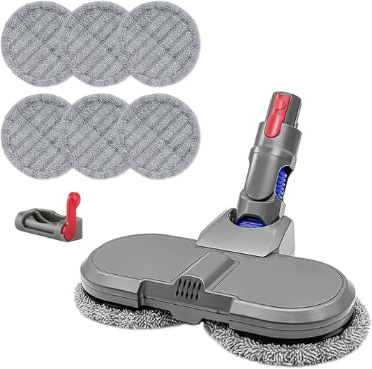 Vacuum Cleaner Attachment, Electric Mop Head for Dyson V7/V8/V10/V11, Wet & Dry, Hardwood Floor