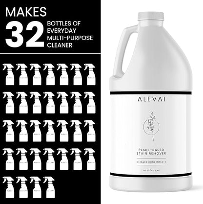 Multi Purpose Stain Remover Concentrate | Plant Based Enzyme Cleaner | Makes 64 Bottles of Multi Purpose Cleaner | Cleans Food, Grease, Coffee, Wine, Baby Stains, Pet stains & More | Over 500 Uses | Cruelty-Free | SLS-Free