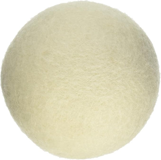 Woolzies Wool Dryer Ball Natural Fabric Softener, 6 Count