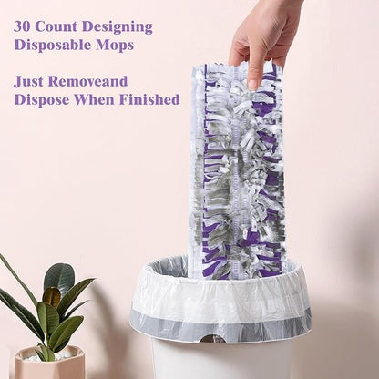12 Count Disposable Mopping Pad Refills for PowerMop Multi-Surface Mop Pad Refill for Swiffer Power Mop for Cleaning Floors