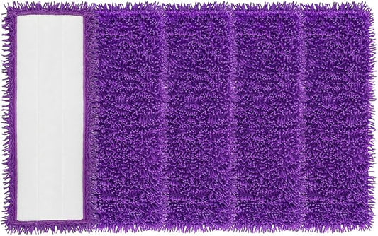 Diteje 5 Pack Replacement Mop Pads Compatible with Swiffer PowerMop,Washable Reusable Microfiber Refill Heads,All Surface Cleaning for Dry Wet Use