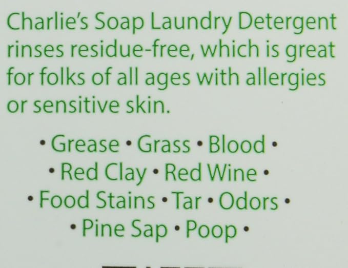 Charlie's Soap - Fragrance Free Laundry Liquid - 50 Loads (One 50-Load Bottle, 50 Total Loads)