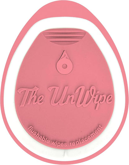 – Textured, Portable, Septic-Safe Tush Cleaning Instead of Flushable or Baby Wipes, Pink