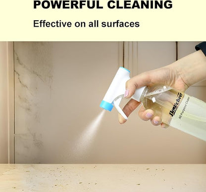 Multi-Purpose Cleaner Starter Kit-Lavender and Lemon Scent all purpose cleaner concentrate,cleaning tablets (6 Refill tablets) with Reusable Bottle Multi-Surface Household Cleaner,6 x17fl oz