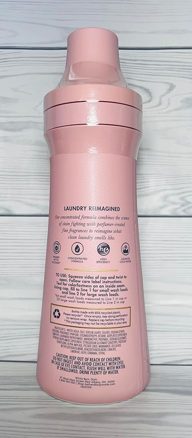 Bath & Body Works Champagne Toast Fabric Care Fragrance Laundry Detergent