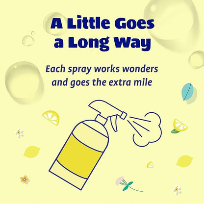 Originally Yellow All-Purpose Distilled Vinegar Spray Living Room, Bathroom, & Kitchen Cleaner Spray | Infused with Organic Lemon | Plant-Based All Purpose Cleaner, 16 Fl Oz (3-Pack)