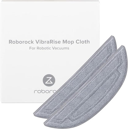 roborock 2 Pack Microfiber Mop Cloths for S8 MaxV Ultra, S8 Max Ultra Series Robot Vacuum Cleaner, with Dual Sonic Vibrations Modules, Mop Pad Replacement Accessories