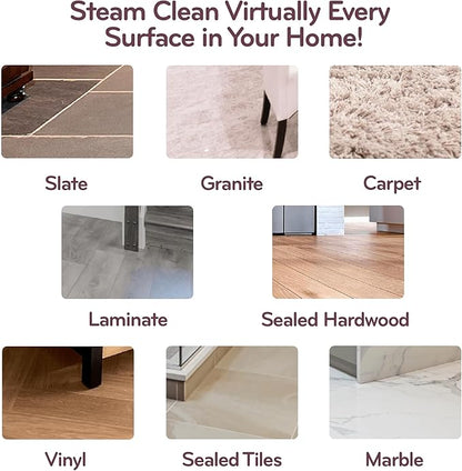 H2O HD 3-in-1 Steam Mop and Handheld Steam Cleaner For Floor Cleaning, Hardwood Floors, Grout Cleaner, Upholstery Cleaner, Tiles and Carpets