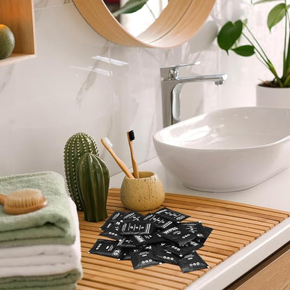 400 Pcs Butt Wet Wipes for Women Individually Wrapped Wipes for Women Man Travel Hand Face Body Cleaning Adults Bathroom Toilet Daily Use(Black)