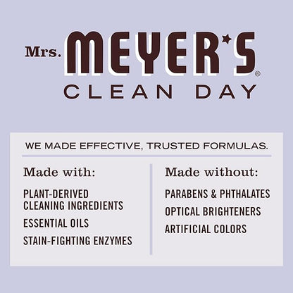MRS. MEYER'S CLEAN DAY Liquid Laundry Detergent, Cruelty Free and Biodegradable Formula, Lavender Scent, 64 oz- Pack of 2