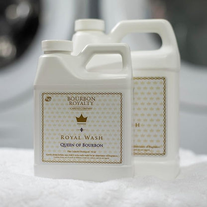 Royal Wash 32 Ounce High Efficiency Scented Fragranced Liquid Laundry Detergent, Zydeco Amber