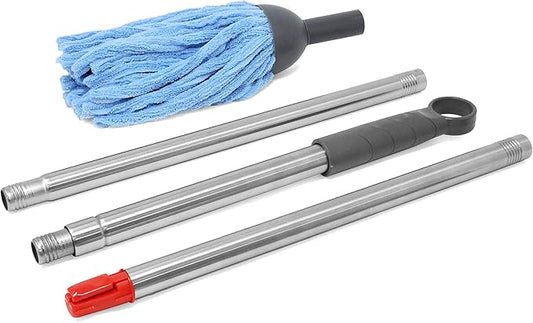 Premium Microfiber Wet Mop for Hardwood, Laminate, Tile Flooring with Stainless Steel Handle Extendable up to 56 Inches