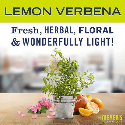 MRS. MEYER'S CLEAN DAY Lemon Verbena Toilet Bowl Cleaner, 24 Fl Oz. (Pack of 6)