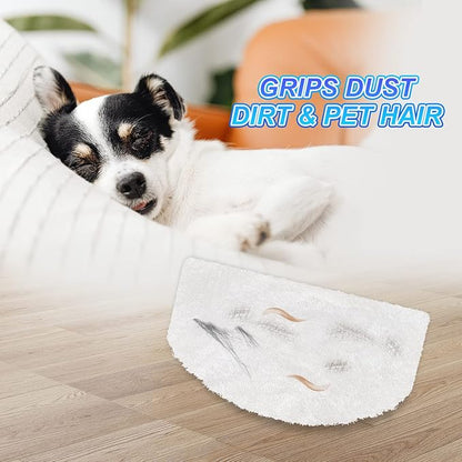 Steam Mop Replacement Pads Compatible with Bissell Powerfresh Mop Pads for Bissell 1940 1806 1544 1440 2075 2685 2814 Series Mops Resuable Floor Steamer Mop Pad Refills for Dry & Wet Cleaning, 4 Pack