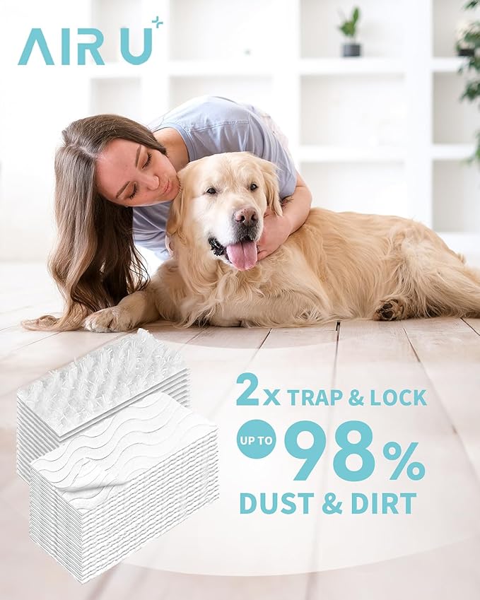 60 Count Floor Mop Pad Refills for Swiffer Sweeper and SWIFTMOP, Incloud 30 Scrub Pet Dry Cloths and 30 Wet Pads Refill