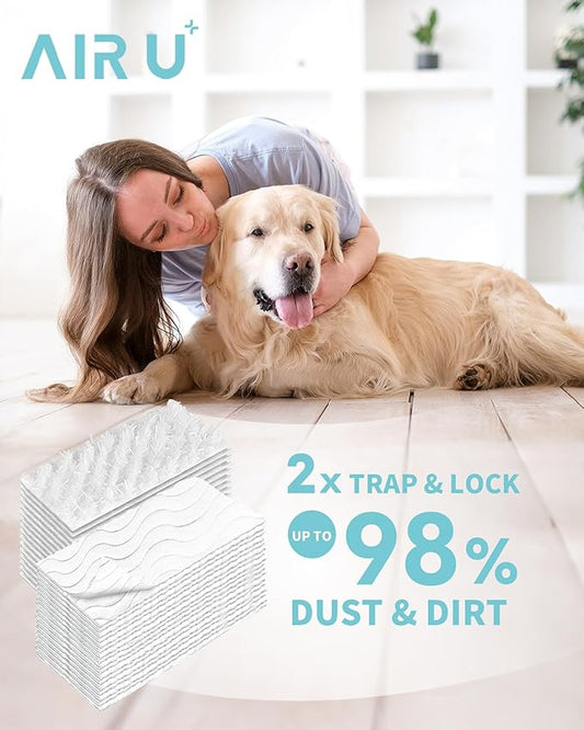 60 Count Floor Mop Pad Refills for Swiffer Sweeper and SWIFTMOP, Incloud 30 Scrub Pet Dry Cloths and 30 Wet Pads Refill
