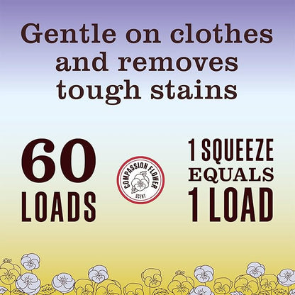 MRS. MEYER'S CLEAN DAY Ultra Concentrated Laundry Detergent, Compassion Flower Scent, 24.3 fl oz
