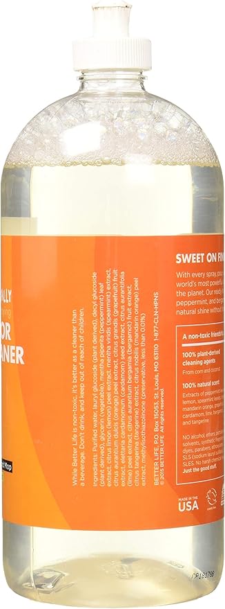 Better Life Simply Floored! Natural Floor Cleaner Citrus Mint -- 32 fl oz