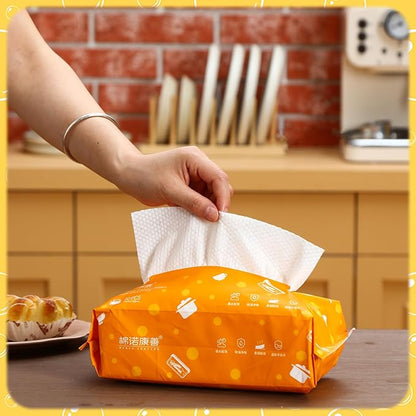 100 Pcs 8 x 8 Inch Travel Size Cleaning Supplies Disposable Sheets for Travel Travel Cleaning Supplies Travel Dish Soap for Road Trips Camping