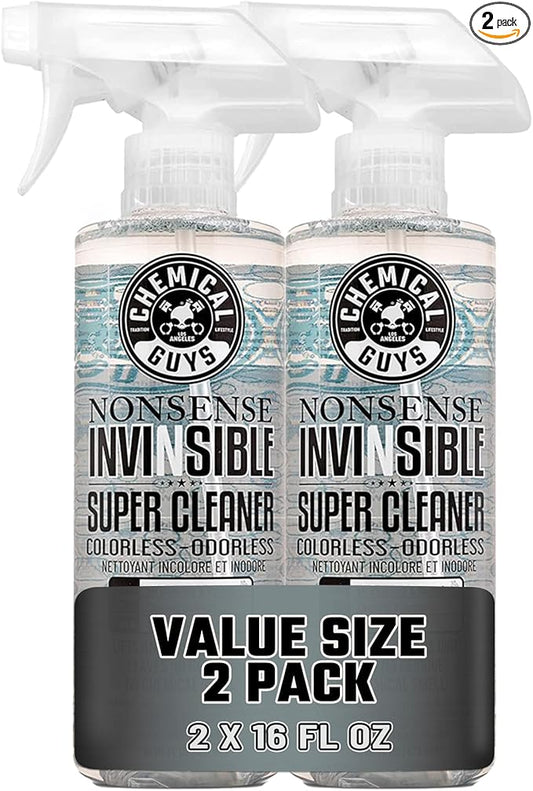 Chemical Guys SPI_993_1602 Nonsense All Surface Super Cleaner (Works on Vinyl, Rubber, Plastic, Carpet) Safe for Home, Garage, Cars, Trucks, SUVs, Jeeps, RVs & More, 16 fl oz, Unscented-2 Pack