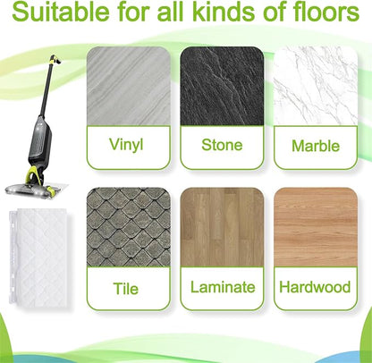 36 Pack Compatible with Shark Vacmop Replacement Pads, Disposable Hard Floor Vacuum and Mop Pad Refill for Shark Vacmop VM252, VM250, VM200