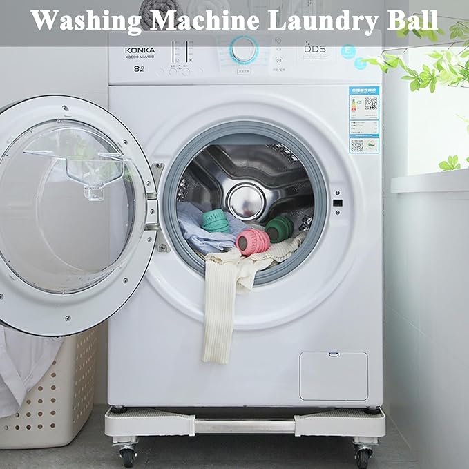 Washing Machine Laundry Ball, Fabric Softener Dispenser, Fabric Softener Ball Dispenser, Fabric Softener Dispenser Laundry Balls, Reusable Dryer Balls, Fabric Softener Balls for Washer. (Blue)