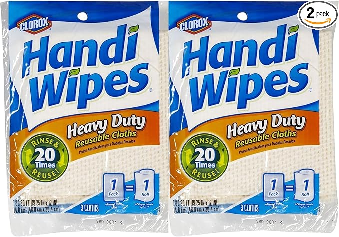 Heavy Duty Reusable Cloths, Color May Vary - 3 ct - 2 pk