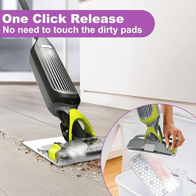 20 Pcs for Shark Vacmop Replacement Pads VM252 VM250 VM200 VM190 - Replacement for Shark Vac Mop Pads Refills Part VMP30 (20)