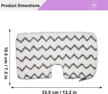 Extolife 3+3 Pack Steam Mop Pads Replacement for Shark Steam Pocket Mops S3501 S3601 S3550 S3801 S3901 S3601D S3801CO S3901D S3455K S2902 SE450