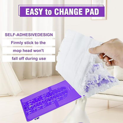 36 Pack Disposable Power Mop Refills Pads for Swiffer Power Mop,Swifter Wet Pads Refill,Disposable Mop Pads Swifters for Wood Floors,Spray Mopping Pads Refills for Multi-Surface Floor Cleaning