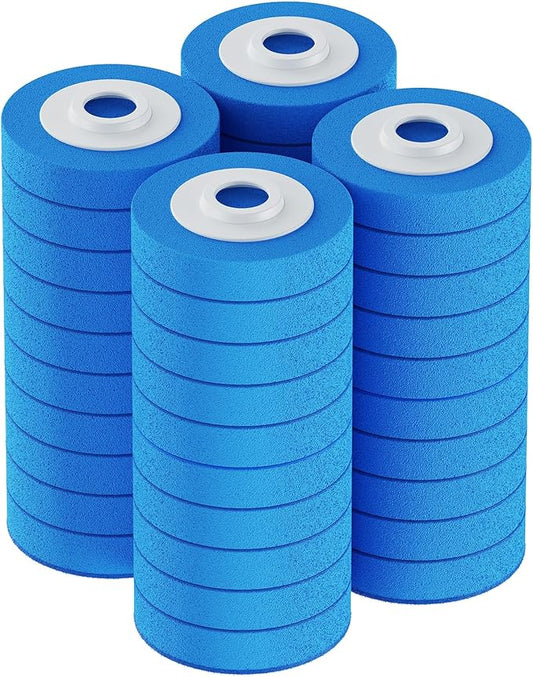 Disposable Toilet Brush Wand Refills, 40Pcs Toilet Brush Head Refills with Toilet Bowl Cleaner