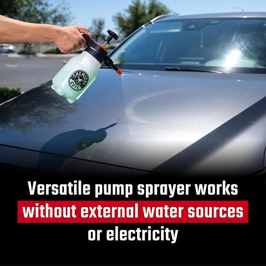 Chemical Guys ACC503 Mr. Sprayer Full Function Pressure Atomizer & Pump Sprayer for Home, Garden and Car Detailing & Washing (50 oz Bottle)