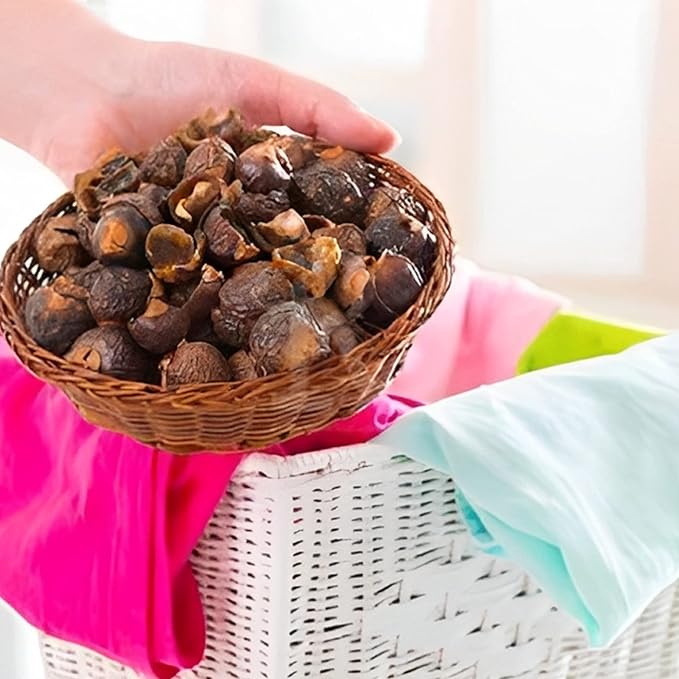 SoNatural Organic Soap Nuts Deseeded 1kg/2.2lbs (330 loads) With 1 Wash Bag, Eco-friendly Soap Nuts Laundry Detergent Highly Effective, Non-toxic, Chemical & Fragrance-free Organic Soap Berries