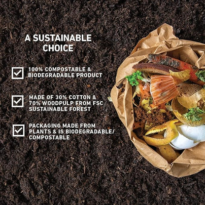 Nordhus Design Swedish Dishcloths, 10 Reusable Paper Towels, Made in Sweden - Reusable, Washable Cellulose Cotton Kitchen Cloths - Biodegradable, Absorbent & Quick Drying