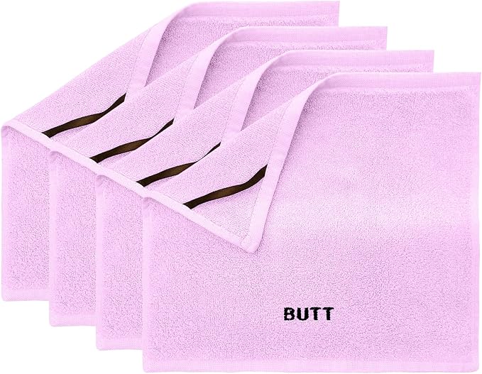 Crafty Cloth Ultra-Soft and Hygiene Rayon Bamboo Cloth, Reusable Gentle Cleansing Towel for Sensitive Areaa | 12x12 Fast-Dry, Machine Washable | Luxurious, Skin-Friendly Comfort | Purple