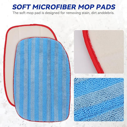 GreeSuit MC1375/MC1385 Microfiber Steam Mop Pads: Compatible with McCulloch MC1375, MC1385 Steam Cleaners, Replaces Mop Pad Model: A1375-100/101