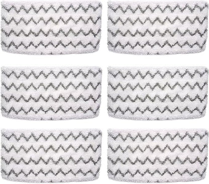 6 Pack S1000 S2001 Steam Mop Replacement Pads for Shark S1000 S1000A S1000C S1000WM S10001C S1200 & S2001 SteamSpot Steam Mop