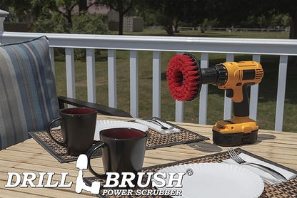 Outdoor Cleaning Supplies - Concrete Scrubbing Brush - Deck Scrubber - Headstone Restoration - Statue Cleaning Tools - Wood Floor Scrubber - Gutter Brush - House Siding Cleaner - Clean Garage