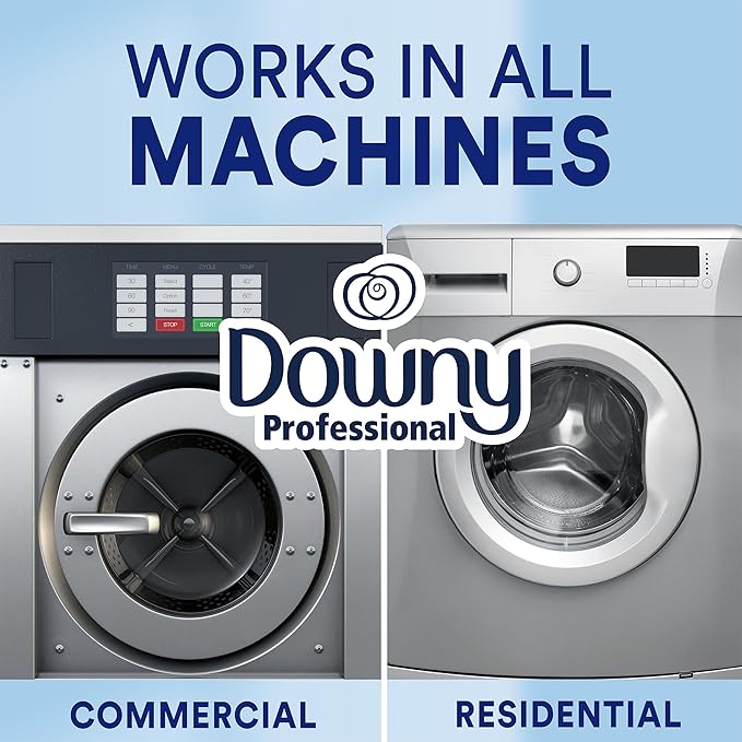 P&G Professional Downy Commercial Liquid Fabric Softener, Clean & Fresh Scent, 190 Loads, 140 Fl oz, For Business Use