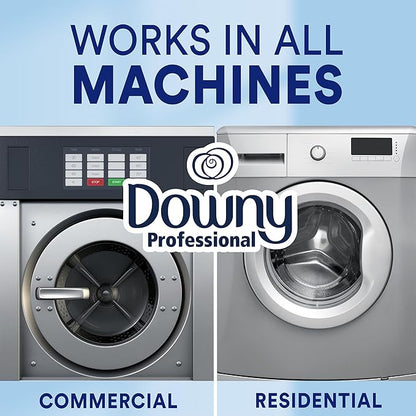 P&G Professional Downy Commercial Liquid Fabric Softener, Clean & Fresh Scent, 190 Loads, 140 Fl oz, For Business Use