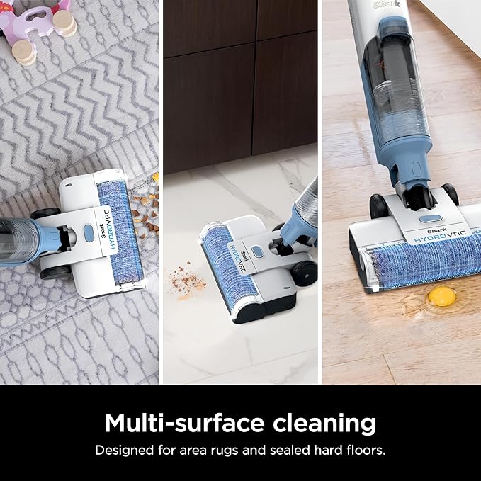 Shark HydroVac Household Disinfectant Cleaner, Kills 99.9% of Bacteria & Viruses, Compatible with Shark HydroVac 3-in-1 Multi-Surface Cleaners on Hardfloor, Stone, Laminate & Tile, Purple, WDCD60